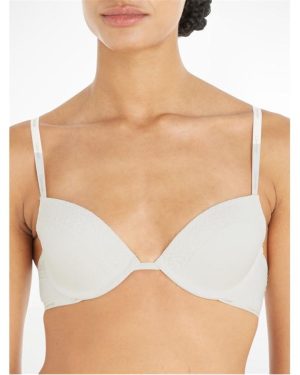 Calvin Klein Calvin Flirty Plunge Bra - White