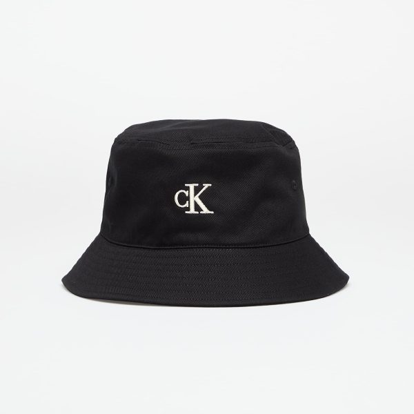 Calvin Klein Jeans Embroidered Monogram Bucket Hat Black Universal