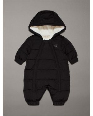 Calvin Klein Jeans Padded Bodysuit Jacket Infants - Black