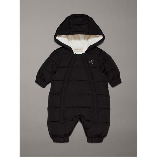 Calvin Klein Jeans Padded Bodysuit Jacket Infants - Black