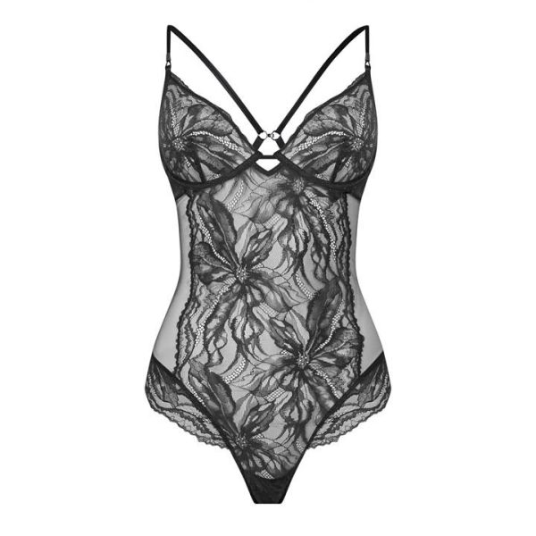 Calvin Klein Lace Bodysuit - Black