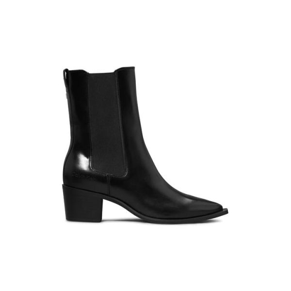 Calvin Klein Low Cowboy boots - Black