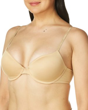 Calvin Klein Women's Constant Convertible Strap Lightly Lined Demi Bra