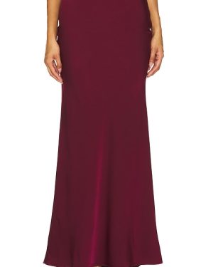 Camila Coelho Hera Maxi Skirt in Red. Size S, XS.