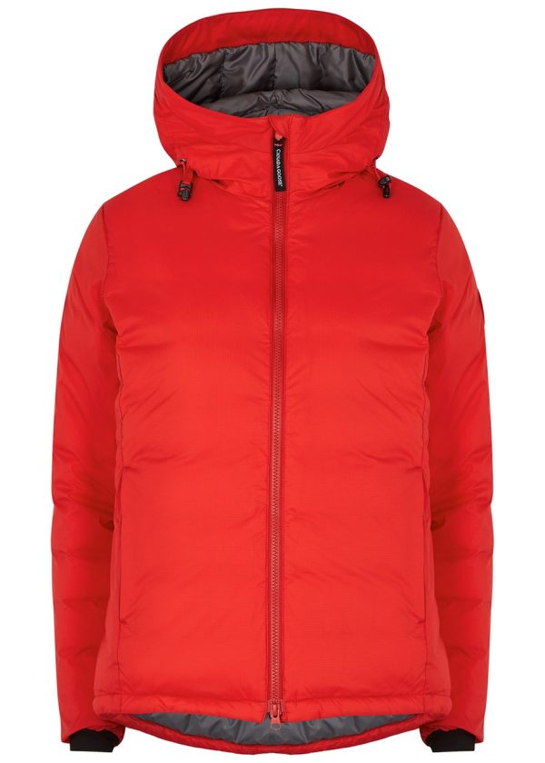 Canada Goose Camp Hoody Padded Ripstop Jacket - Red - S