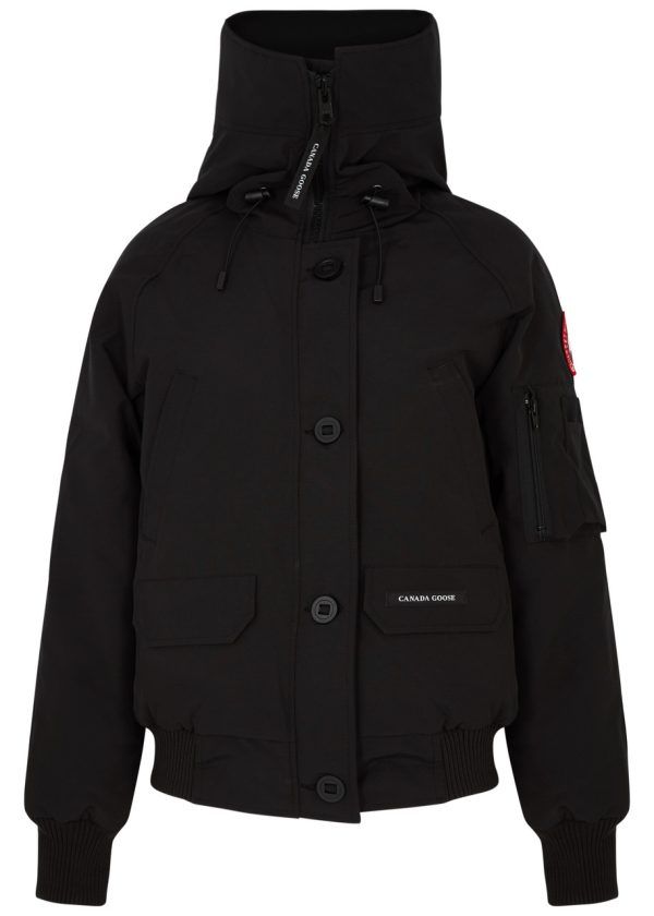 Canada Goose Chilliwack Hooded Shell Bomber Jacket - Black - S (UK8-10 / S)