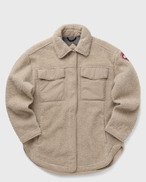 Canada Goose Simcoe Sherpa Shacket women Coats brown in size:L