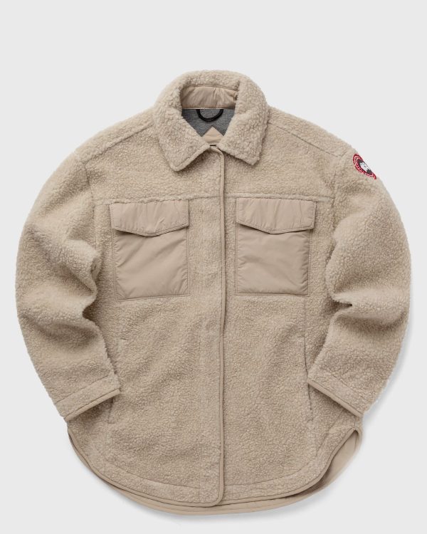 Canada Goose Simcoe Sherpa Shacket women Coats brown in size:L