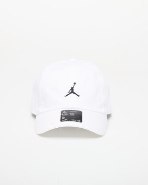 Cap Jordan Club Unstructured Curved-Bill Hat White/ Black L/XL