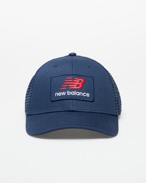 Cap New Balance Stacked Patch Logo Trucker Cap Blue Universal