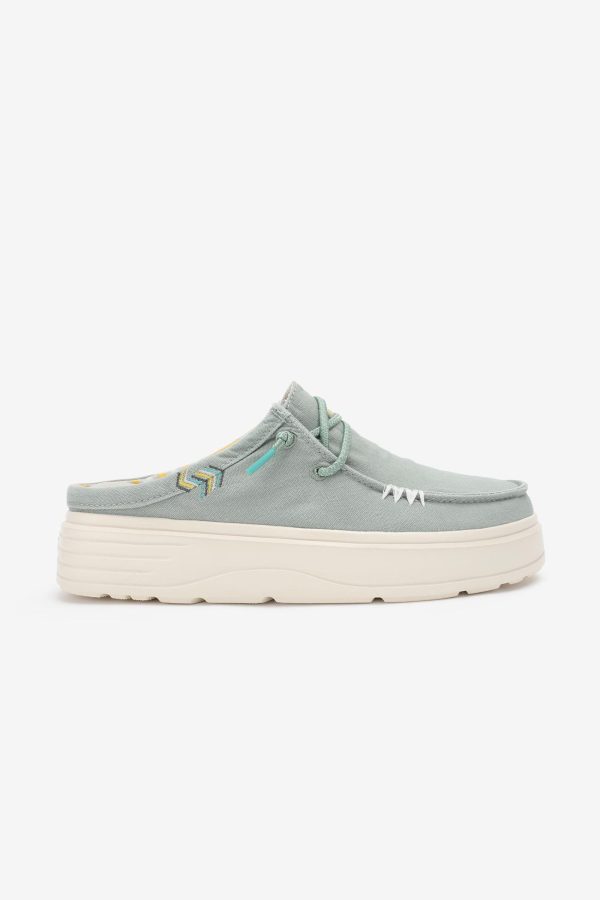 Caparica Womens Ultralight Platform Mules -