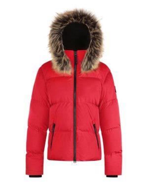 Cape Heights Crop Puffer Jacket - Red