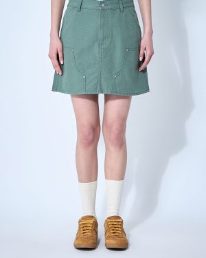 Carhartt WIP W' Maeve Double Mini Skirt - Woman Skirts Green M