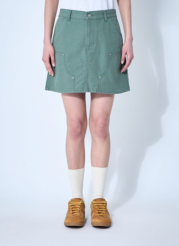 Carhartt WIP W' Maeve Double Mini Skirt - Woman Skirts Green M