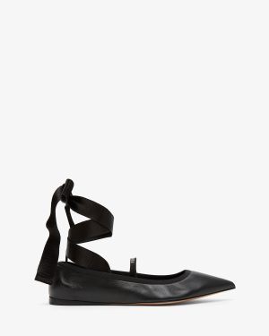 Carice black ballet flats