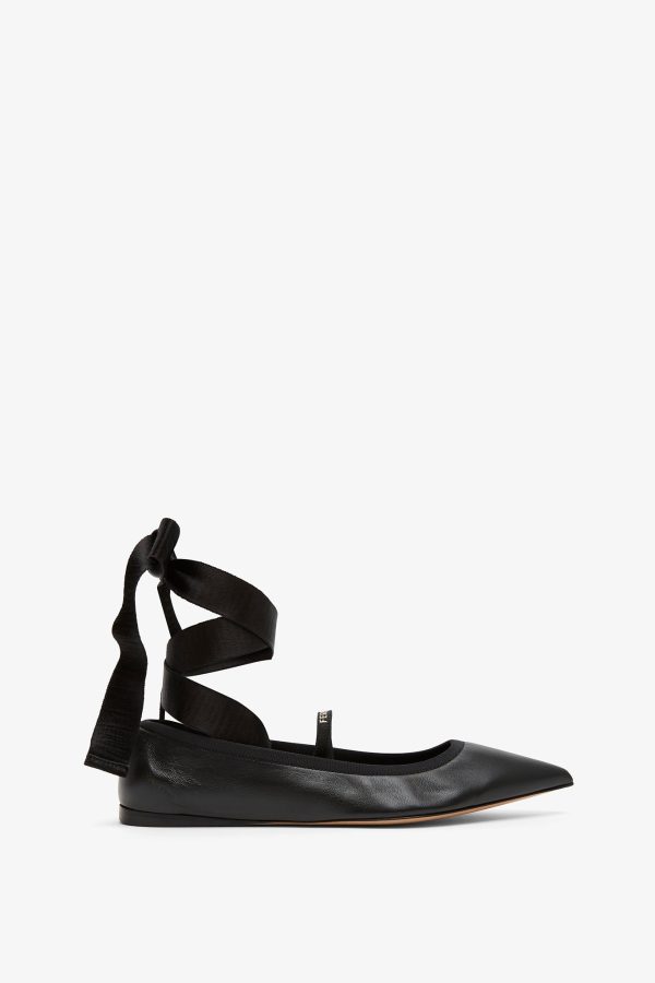 Carice black ballet flats