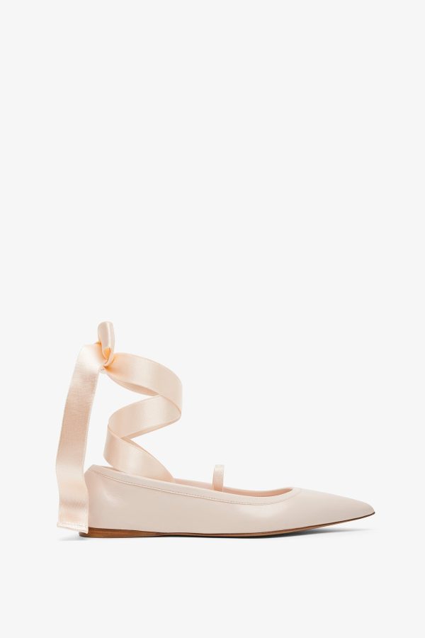 Caricie beige ballet flats
