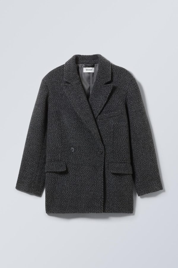 Carla Oversized Wool Blend Jacket