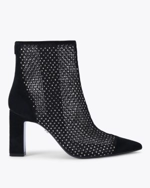 Carvela Women's Ankle Boot Silver Hotsox