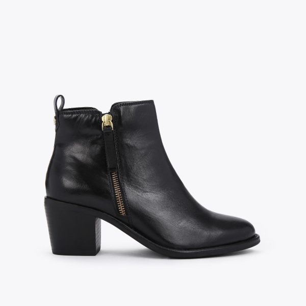 Carvela Women's Ankle Boots Black Heeled Secil
