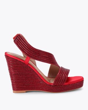 Carvela Women's Heel Red Gala Wedge