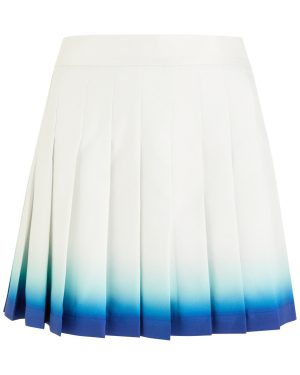 Casablanca Pleated Silk Mini Skirt - White - 42 (UK14 / L)