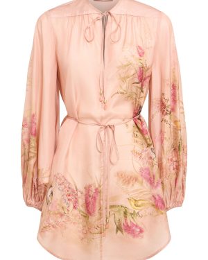 Cascadian Silk Tunic Top