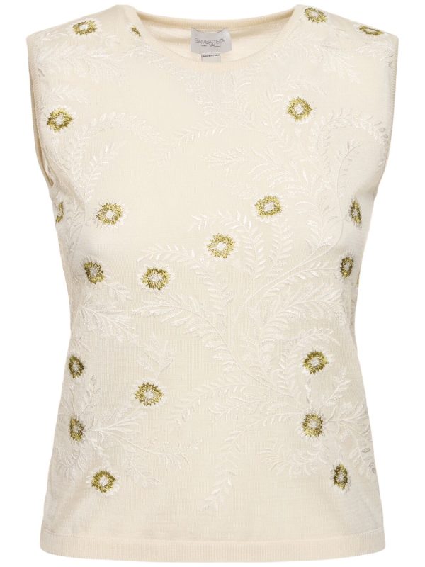 Cashmere & Silk Knit Top
