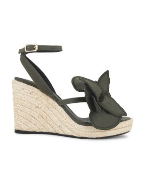 Castaner Bris Wedge in Dark Green. Size 37, 38, 39, 40.