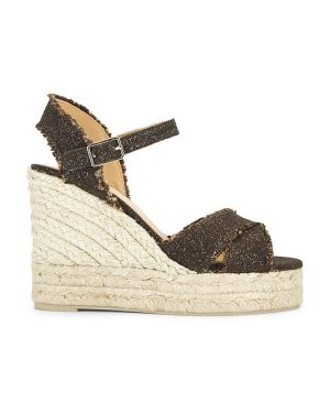 Castaner Bromeli Wedge in Brown. Size 37, 38, 39, 40, 41.