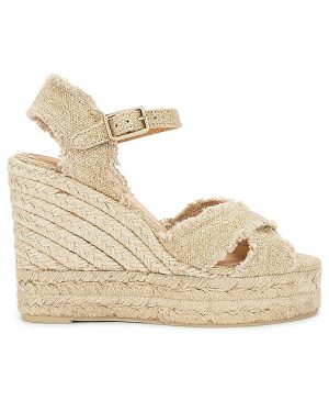 Castaner Bromelia Wedge in Neutral. Size 41.