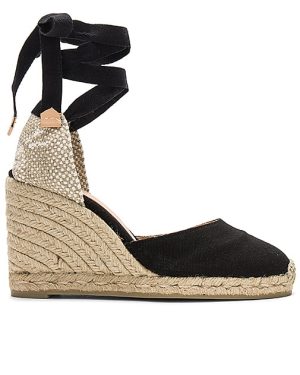 Castaner Carina Wedge in Black. Size 36, 38, 39, 40, 41.