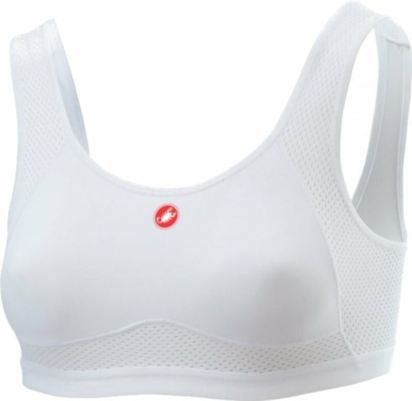 Castelli Rosso Corsa Bra Functional Underwear-Underwear White XL