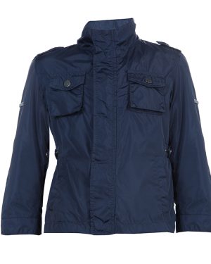 Cesare Paciotti 4US Navy Blue Trench Coat 3 Yrs