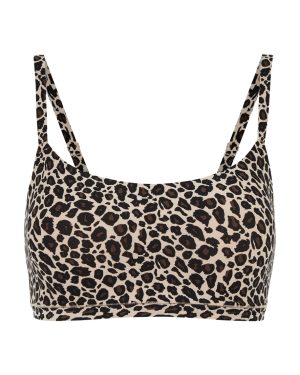 Chantelle Soft Stretch Leopard-print Padded Soft-cup bra - M/L (UK14 / L)