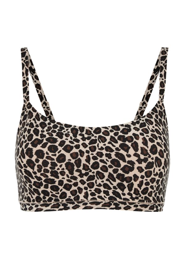 Chantelle Soft Stretch Leopard-print Padded Soft-cup bra - M/L (UK14 / L)