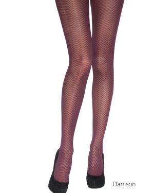 Charnos Tulle Chevron Tights