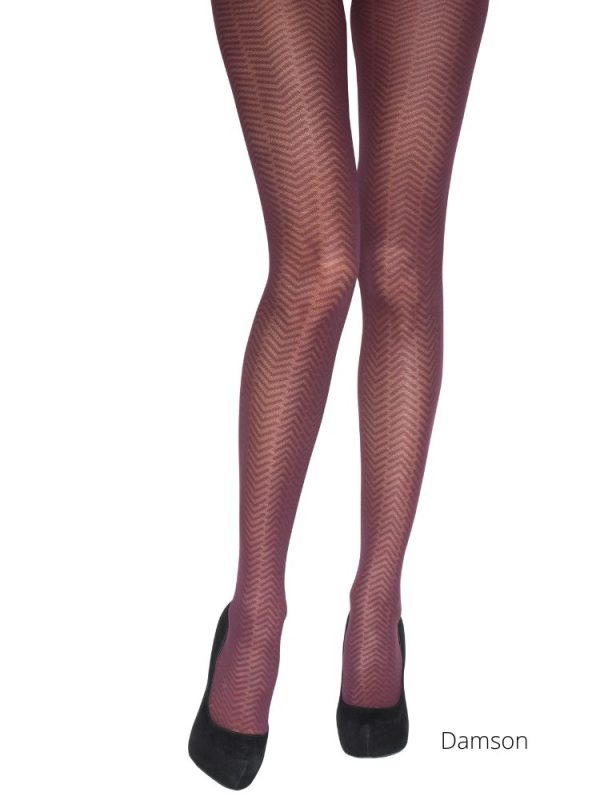 Charnos Tulle Chevron Tights