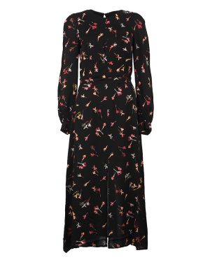Chiara Drape Maxi Dress