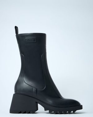 Chlo Betty Rain Boots - Woman Boots Black Eu - 41
