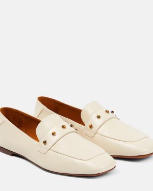 Chloe Aurna embellished leather loafers