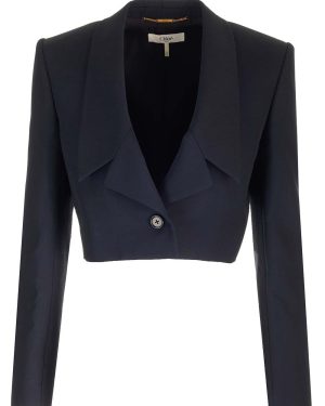 Chloé Cropped Spencer Blazer