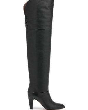 Chloe Eve 90 Over-the-knee Leather Boots - Black - 40 (IT40 / UK7)
