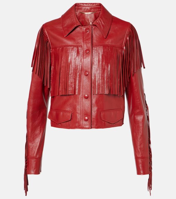 Chloe Fringed leather jacket