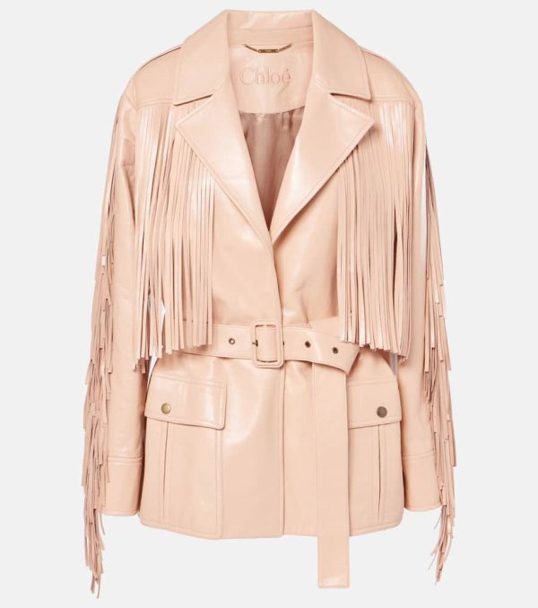 Chloe Fringed leather jacket