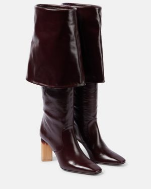 Chloe Georgia 90 leather knee-high boots