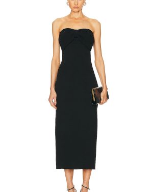 Chloe Strapless Bow Dress in Black - Black. Size L (also in ).