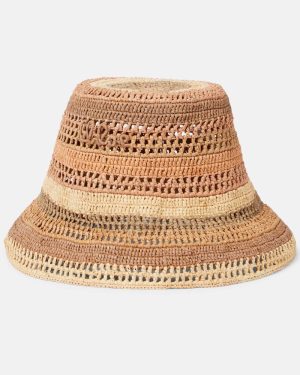 Chloe Sunset raffia bucket hat