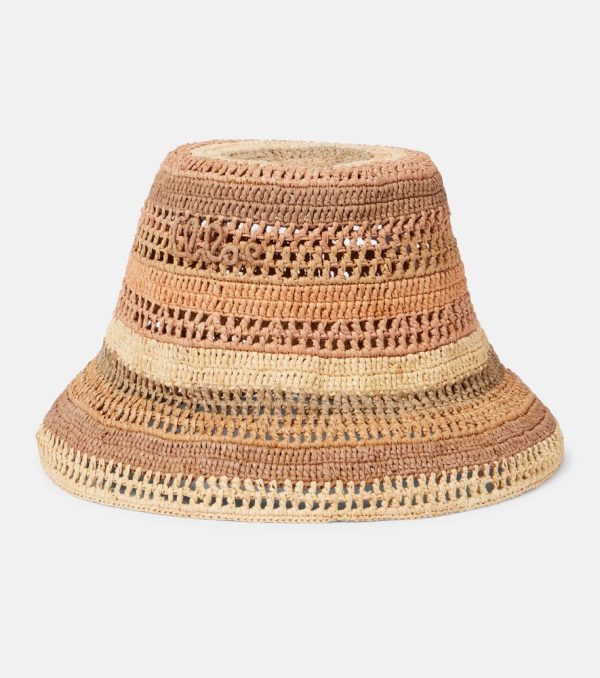 Chloe Sunset raffia bucket hat
