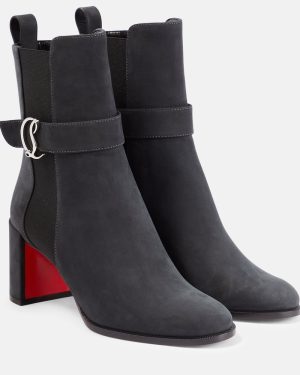 Christian Louboutin CL Chelsea Booty suede ankle boots